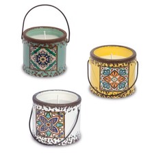 1 pz decori candela in vasetto