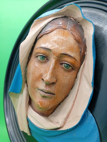 Madonna legno scolpito - madonna,