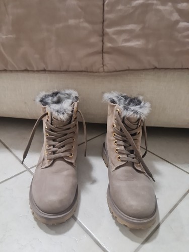 Scarpe montagna con - scarpe, pelo