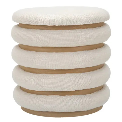 Pouf contenitore tessuto - pouf, in