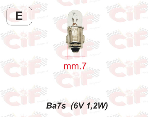 Lampadina cif ba - cif, 1.2w