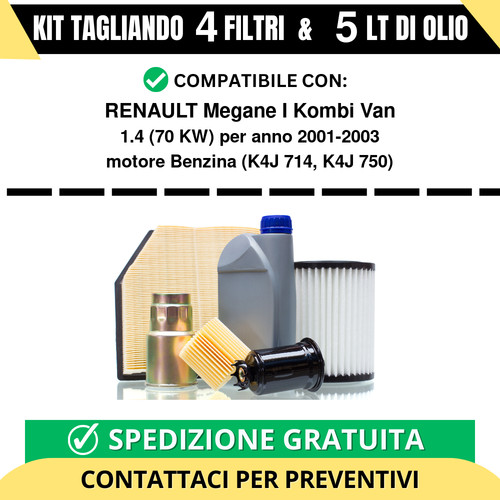 Tagliando per renault - renault, megane