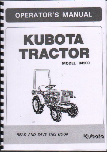 Kubota model b4200 tractor - kubota,