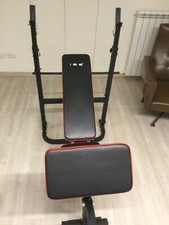 Panca Pesi Multifunzione Con Portabilanciere, Panca per Sollevamento, Pesi P