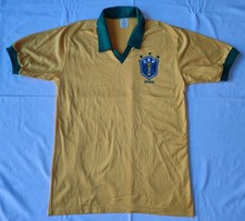 MAGLIA CALCIO VINTAGE BRASILE ANNI 80 DELL'ERBA 