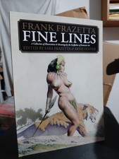 Frank Frazetta Fine Lines - Illustration Drawing Of Fantastic Art - Frazetta Gir