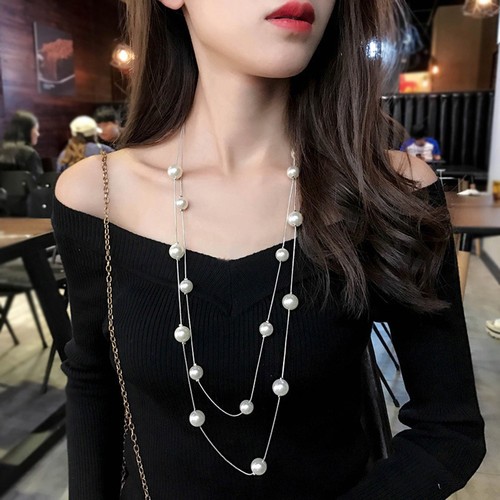 Collana donna elegante lunga