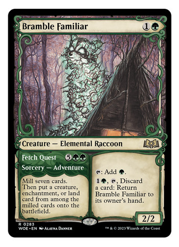 Mtg showcase bramble - mtg,
