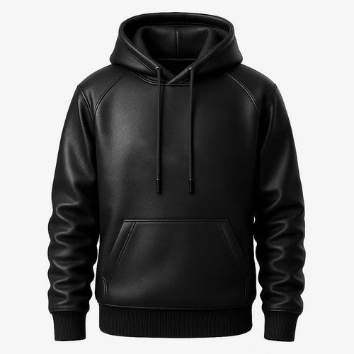 Pullover uomo pelle nero - , felpa