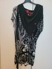 Maglietta T-shirt Desigual Donna XL ( 44/46) con sciarpa