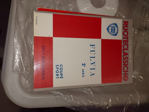 Libretto lancia fulvia coupe - libretto,