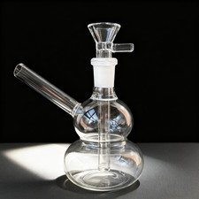 4" Glass Bong Pyrex Gourd