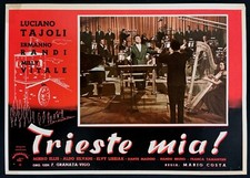 TRIESTE MIA fotobusta poster Luciano Tajoli Recording Arpa Orchestra Harp P90