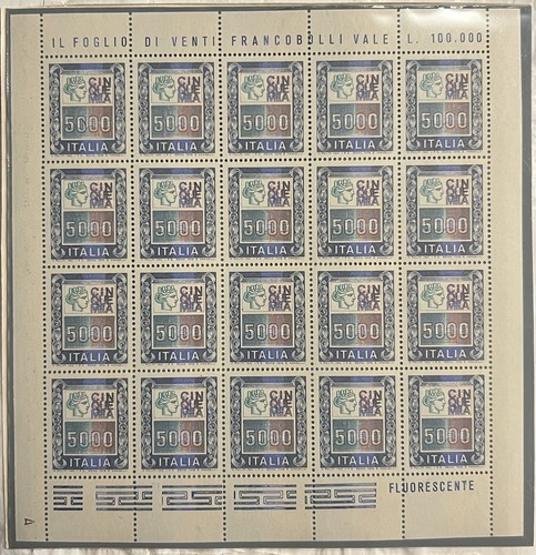 Italia 1978 minifoglio - 1978,