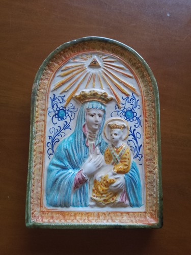 Ceramica madonna con - ceramica,