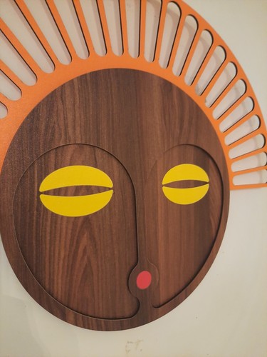 Arte moderna legno marrone - moderna,