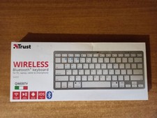 Trust Tastiera Bluetooth per Pc/Laptop/Tablet/Smartphone/(bianco)