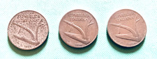 ITALIA - 3 monete 10 LIRE
