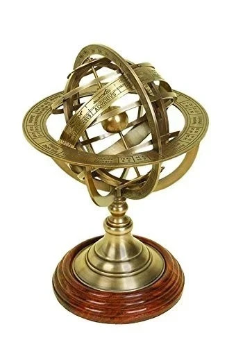 Antico globo mondiale sfera
