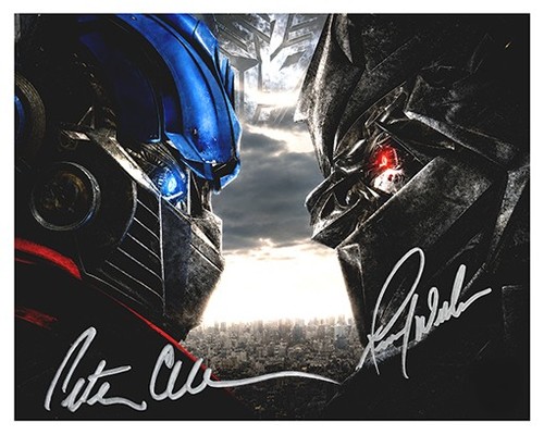 Autografo peter cullen optimus - autografo,