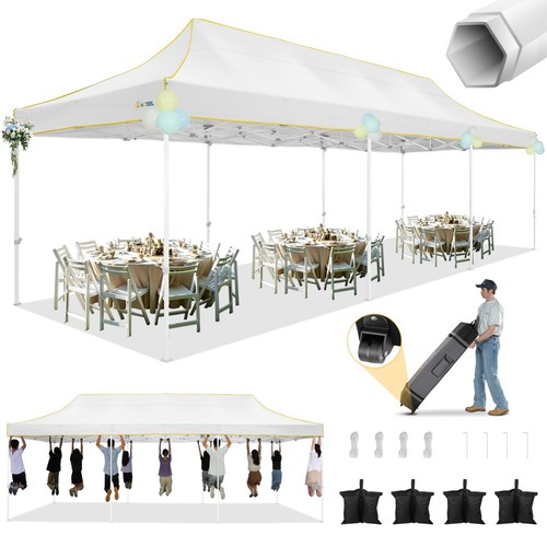 Hoteel 10x30ft pop canopy - pop, up