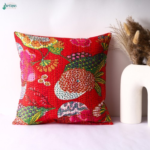 Copricuscino indiano kantha - indiano,