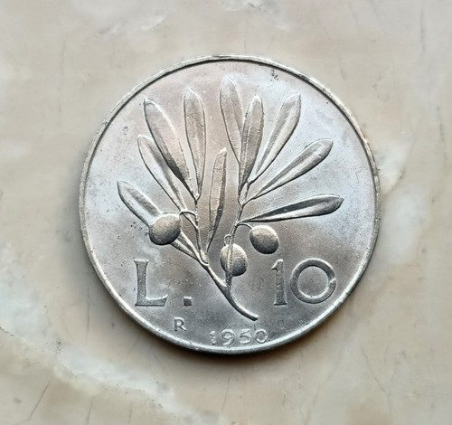 Moneta lire 1950 repubblica - moneta, 10