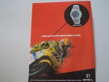 advertising Pubblicità 2000 BREIL MIDWAY CHRONO 1/100 e VALENTINO ROSSI