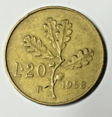 Italia repubblica 1958 20 - -,