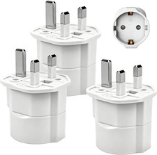 3 Pezzi Adattatore Presa