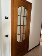  porte interne in legno con vetrata