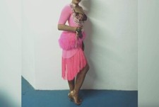 abito da ballo col rosa taglia s/m condizioni dell'abito buono anche se usato