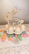 Coniglio Pasquele Porta 8 Uova O Bicchierini. Decorazione Pasquale