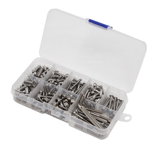 287pcs vite acciaio inox - acciaio,