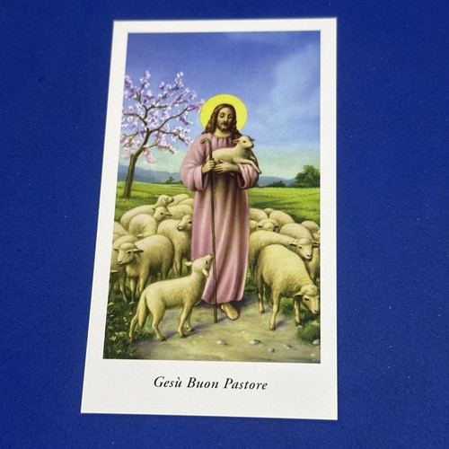 Gesu buon pastore santino - gesu',