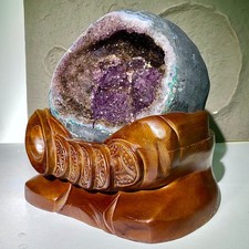 Geode di Ametista - Camera di Cristallo Aperta - 17LB