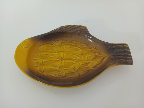 Piatto pesce vintage ceramica - vintage,
