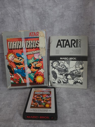 Atari 2600 mario bros vintage - bros.,