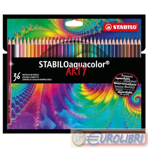 Pastelli aquacolor arty - pastelli, 36