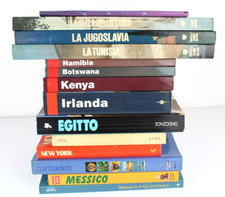 Lotto 13 libri Guide Varie del Mondo Africa Americhe Cuba Messico New York Kenya