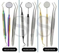 Set dentale base riutilizzabile tedesco specchio esploratore college pinza Inst (SCEGLI)