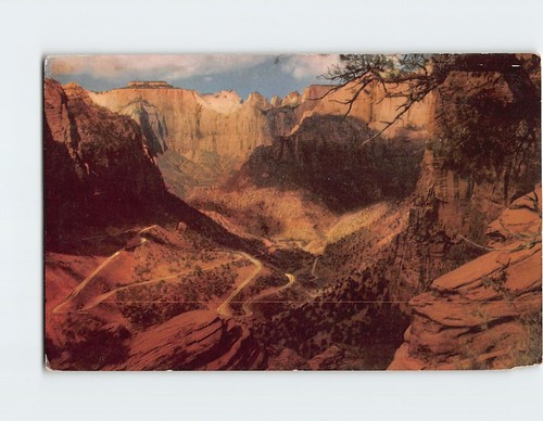 Cartolina zion canyon utah usa - zion,