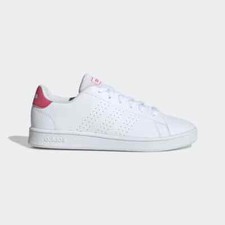 SCARPE ADIDAS ADVANTAGE EF0211 BIANCO ROSA stile stan smith DONNA RAGAZZA PELLE