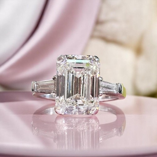 Fede nuziale diamante smeraldo - fede,