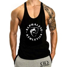 Canottiere uomo palestra stringer bodybuilding allenamento muscoli camicie senza maniche canottiera