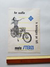 Sterzi 125-Turismo LussoGran Sport 125-160 1951 depliant originale italiano