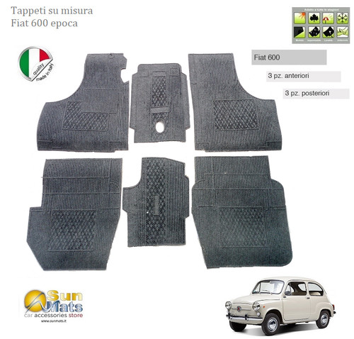 Tappeti fiat 600epoca - fiat,