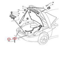 TASSELLO COPERCHIO VANO MOTORE