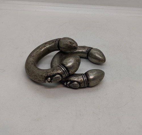 Etnico argento lega bracciale - argento,