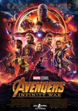 AVENGERS INFINITY WAR Affiche Cinéma Originale ROULEE 53x40 Movie Poster